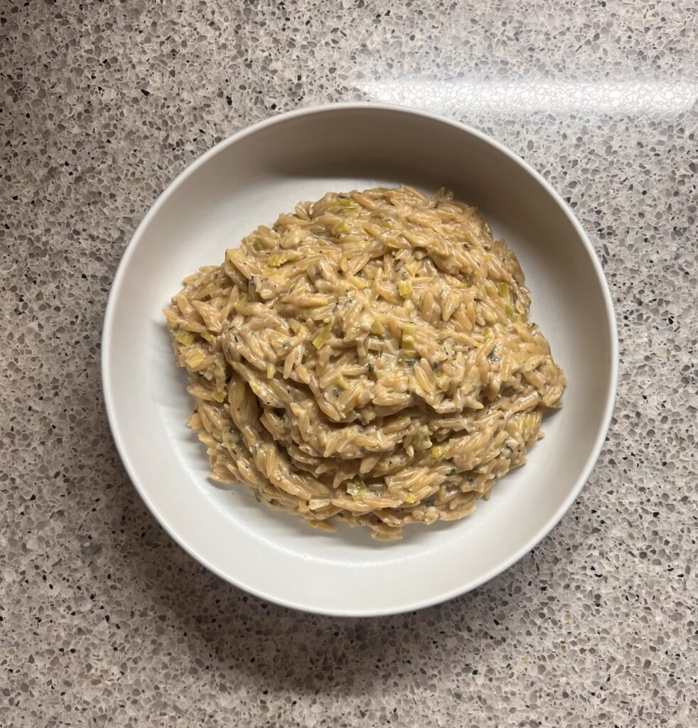 Charred Leek Orzo
